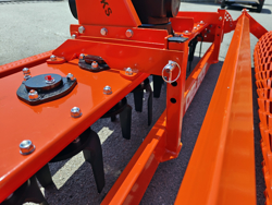 adjustable power harrow for tractors kr 210r
