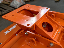 forestry mulcher of 80cm for mini excavators hydraulic shredder mod arj 80