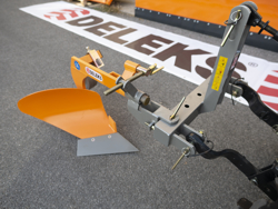 enkele ploeg met wiel voor tractoren zoals bijv. iseki yanmar mod. dp 20