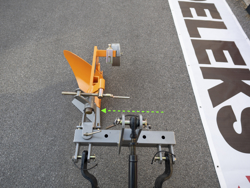 enkele ploeg met wiel voor tractoren zoals bijv. iseki yanmar mod. dp 20