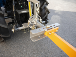 één schaar wentelploeg voor kleine tractoren zoals z b iseki kubota mod drp 25