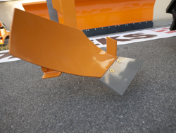 één schaar wentelploeg voor kleine tractoren zoals z b iseki kubota mod drp 25