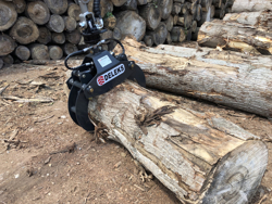 hydraulische bosbouwkraan met houtklem voor tractoren mod crab 3000