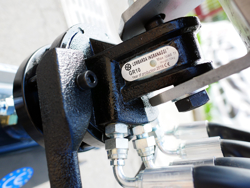 hydraulische bosbouwkraan met houtklem voor tractoren mod crab 3000