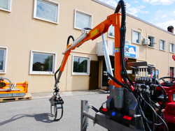 hydraulische bosbouwkraan met houtklem voor tractoren mod crab 3000