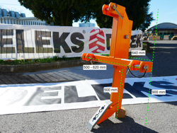 diepwoeler woelpoot eg voor tractoren zoals bijv. kubota mod dr 30