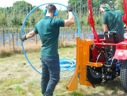 diepwoeler woelpoot eg voor tractoren zoals bijv. kubota mod dr 30