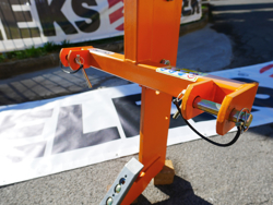 diepwoeler woelpoot eg voor tractoren zoals bijv. kubota mod dr 30