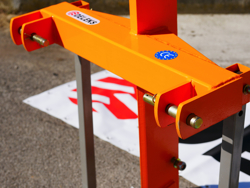 diepwoeler woelpoot cultivator voor tractoren zoals bijv. kubota mod dr 60