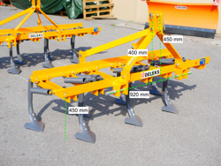 cultivator met 7 vleugelscharen ganzenvoeten mod. de 140 7 v