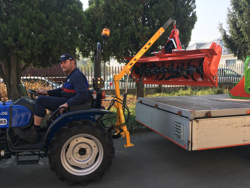 hydraulische hijskraan voor kleine tractoren model 200