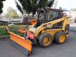 schneeschild für minibagger oder gabelstapler 200 cm mittelschwere ausführung mod ln 200 m