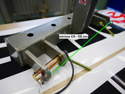 gatenbalk trekbok met 5 gaten