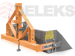 mechanische grondbak kiepbak schepbak achterbak 200 cm breed zware uitvoering mod prm 200 h