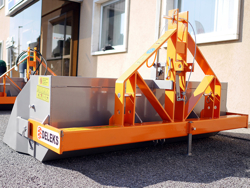 mechanische grondbak kiepbak schepbak achterbak 200 cm breed zware uitvoering mod prm 200 h