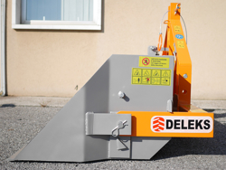 mechanische grondbak kiepbak schepbak achterbak 200 cm breed zware uitvoering mod prm 200 h