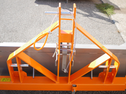 mechanische grondbak kiepbak schepbak achterbak 200 cm breed zware uitvoering mod prm 200 h