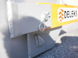 mechanische grondbak kiepbak schepbak achterbak 200 cm breed zware uitvoering mod prm 200 h