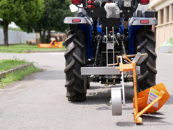 1 schaar ploegen voor tractoren zoals b v kubota of iseki mod dp 16