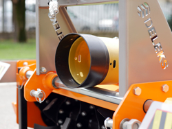 grondfrees voor tractoren hydraulische zijwaartse verschuiving mod. dfh idr 180