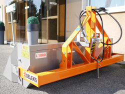 hydraulische grondbak kiepbak 180 cm breed zware uitvoering mod pri 180 h