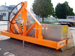 hydraulische grondbak kiepbak 180 cm breed zware uitvoering mod pri 180 h