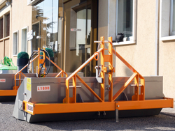 hydraulische grondbak kiepbak 180 cm breed zware uitvoering mod pri 180 h