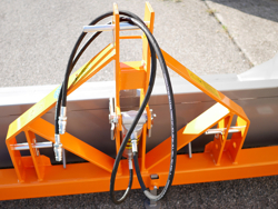 hydraulische grondbak kiepbak 200 cm breed zware uitvoering mod pri 200 h