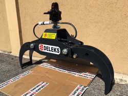 houtgrijper houtklem grijper met rotator voor kranen en minigraafmachines van 1 5 tot 2 5t mod dk 10 gr 10