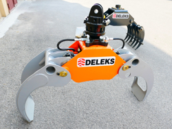 houtgrijper houtklem grijper met rotator voor kranen en minigravers van 1 8 tot 3 5t mod dk 11c gr 30f