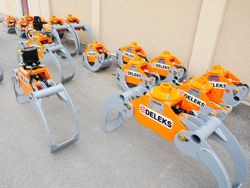 houtgrijper houtklem grijper met rotator voor kranen en minigravers van 1 8 tot 3 5t mod dk 11c gr 30f