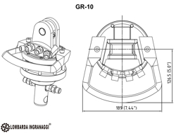 houtgrijper houtklem grijper met rotator voor kranen en minigraafmachines van 1 5 tot 2 5t mod dk 10 gr 10