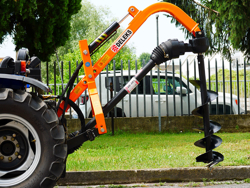 grondboor met hydraulisch systeem voor tractoren mod. l 50h