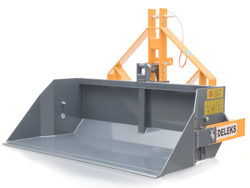 mechanische grondbak kiepbak schepbak achterbak 200 cm breed zware uitvoering mod prm 200 h