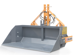 hydraulische grondbak kiepbak 180 cm breed zware uitvoering mod pri 180 h