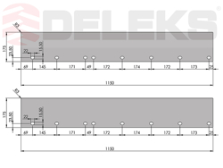 reserve slijtstrip voor sneeuwploegen ssh 04 2 2