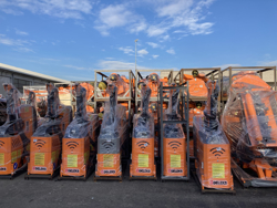 hydraulische armmaaier klepelmaaier met verlengarm voor tractoren mod airone 100