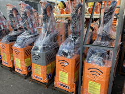 hydraulische armmaaier klepelmaaier met verlengarm voor tractoren mod airone 60