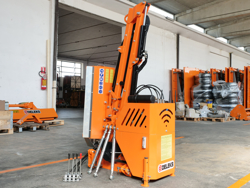 hydraulische armmaaier klepelmaaier met verlengarm voor tractoren mod airone 80