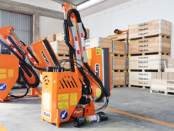 hydraulische armmaaier klepelmaaier met verlengarm voor tractoren mod airone 100