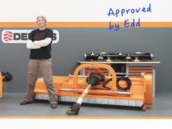 hydraulisch verschuifbare klepelmaaier met hamerklepels zware uitvoering model toro 200