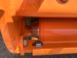 hydraulisch verschuifbare klepelmaaier met hamerklepels zware uitvoering model toro 200