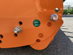 hydraulisch verschuifbare klepelmaaier met hamerklepels zware uitvoering model toro 200