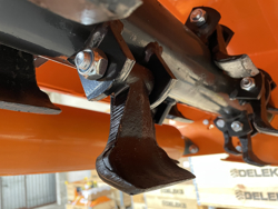 klepelmaaier met hydraulische zijdelingse verschuiving voor middelgrote tractoren