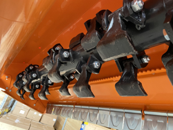 klepelmaaier met hydraulische zijdelingse verschuiving voor middelgrote tractoren