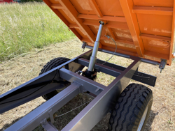 driezijdige kipper kiepaanhanger kiepwagen voor tractoren mod rm 14 t3