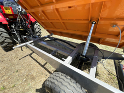 driezijdige kipper kiepaanhanger kiepwagen voor tractoren mod rm 14 t3