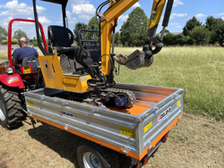 driezijdige kipper kiepaanhanger kiepwagen voor tractoren mod rm 14 t3