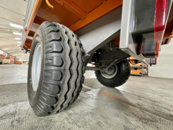 driezijdige kipper kiepaanhanger kiepwagen voor tractoren mod rm 14 t3
