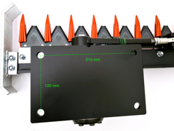 hydraulische maaibalk bermmaaier heggenschaar 160cm mod. hr 160